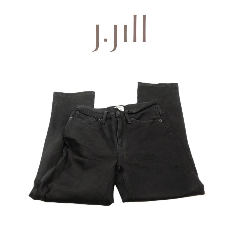 J Jill Black Skinny Jeans. Sz 24
